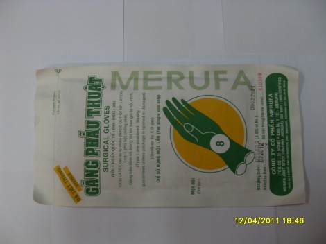 Găng tay phẫu thuật Merufa