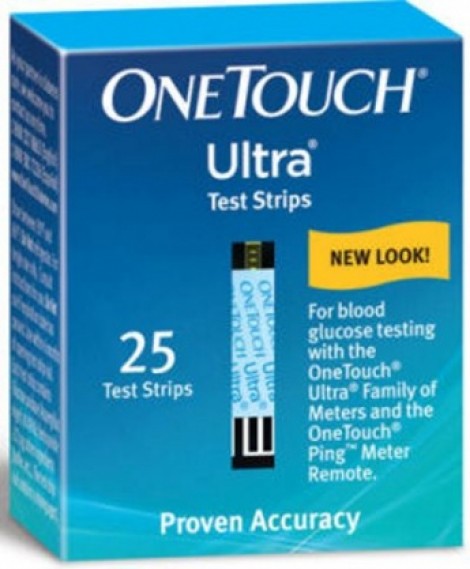 Que thử đường huyết One Touch Ultra 25 que