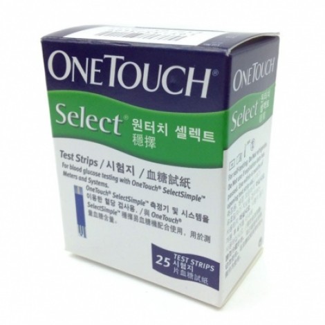 Que thử đường huyết OneTouch Select (10 que)