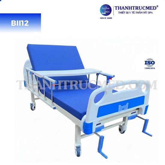 Giường y tế 2 tay quay BII12 không bô