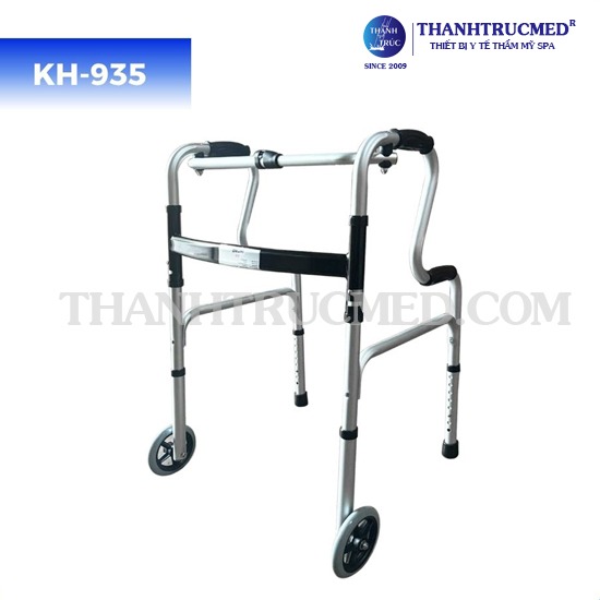 Khung tập đi KH-935 hợp kim nhôm chắc chắn, gấp gọn tiện lợi