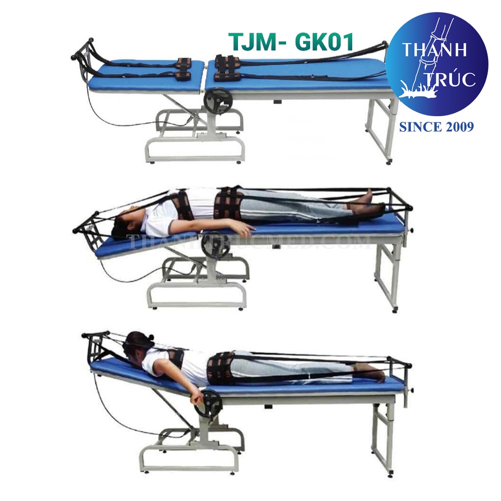 Giường kéo cột sống có nâng hạ góc kéo TAJERMY TJM-GK01