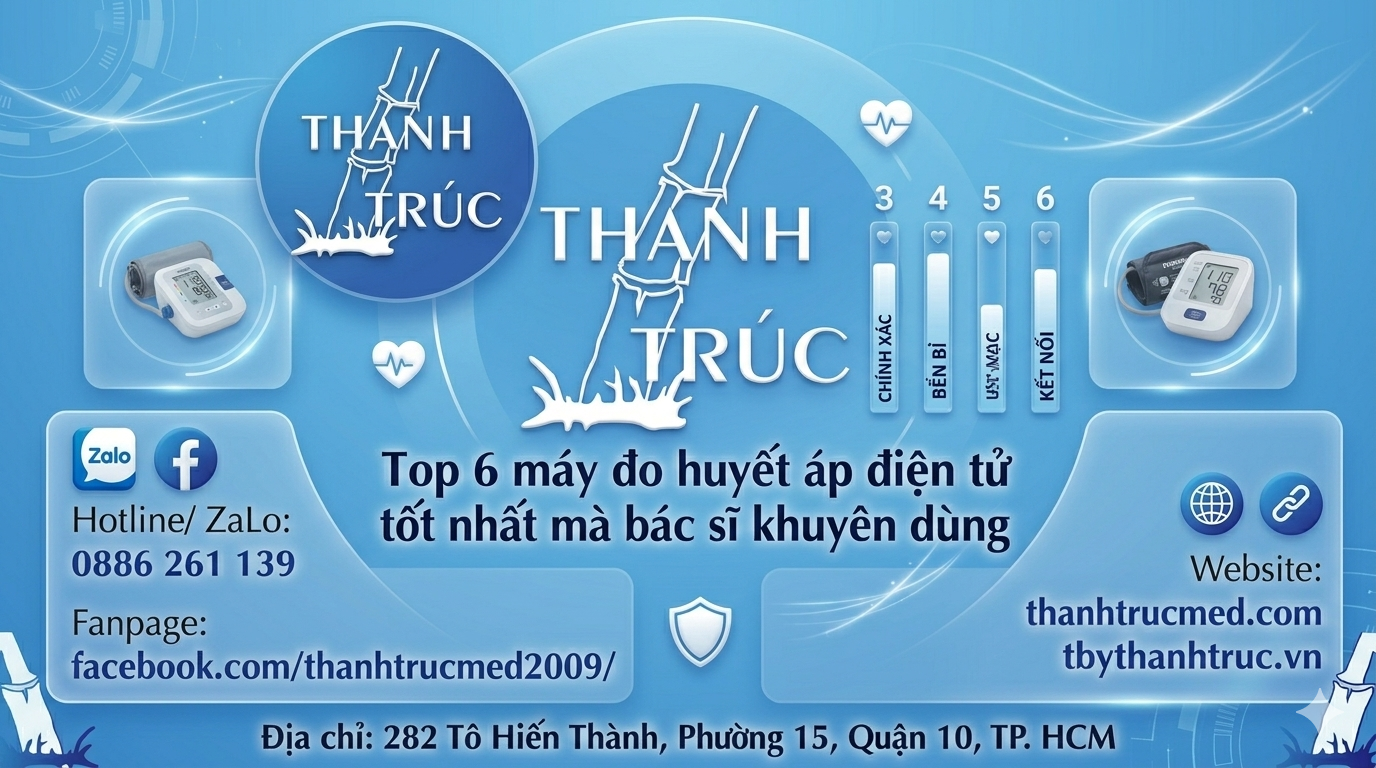 Top 6 máy đo huyết áp điện tử tốt nhất mà bác sĩ khuyên dùng