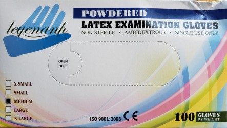 Găng tay y tế Latex Leyenanh