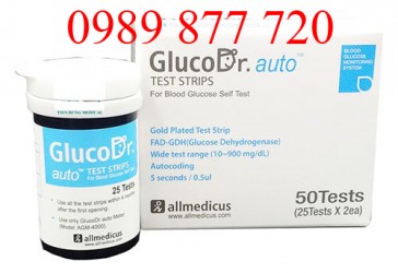 Que thử đường huyết Gluco Dr Auto 25 que