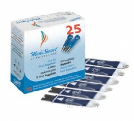 Que thử đường huyết Sapphire MediSmart Test Strip (hộp 25 que)
