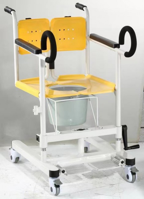 Xe lăn nâng hạ hỗ trợ đi tolet tắm rửa cho người già bệnh nhân và người khuyết tật TJM-KD03